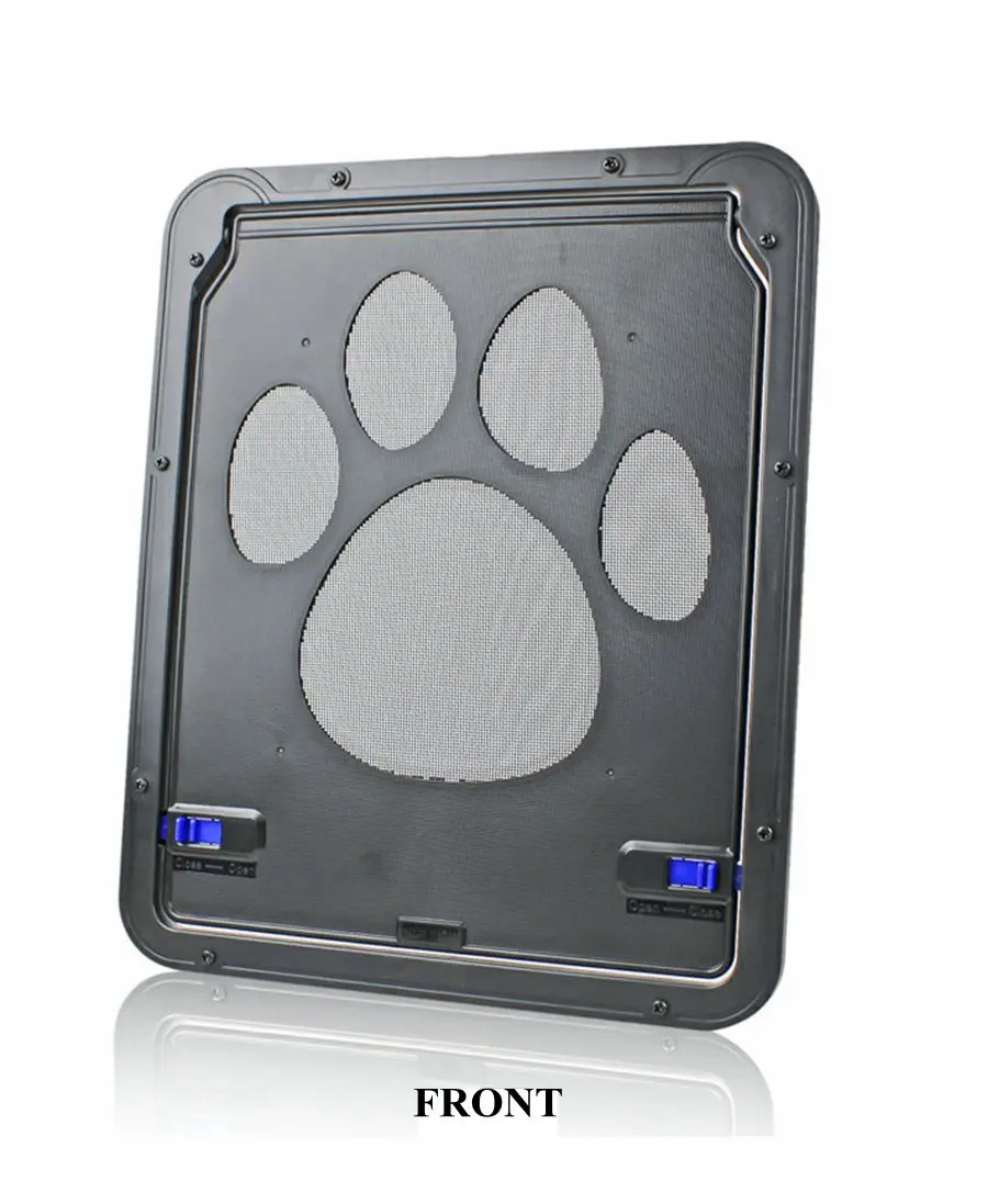 porta de plástico abs com tampa, para cães, gatos e gatos