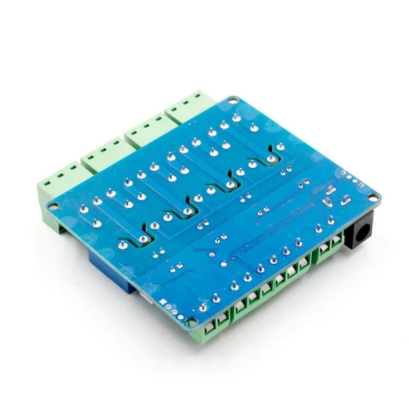 Modbus 4-Канальный Релейный Модуль STM8S103 система 4 дорожный вход 485 связь DIY