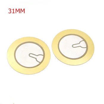 

10Pcs/lot 31MM Thickened copper triode self-excited piezoelectric ceramic 25MM alarm buzzer,Piezo Ceramic buzzers