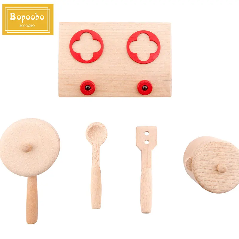 Baby Toy Cutting Fruit Vegetables Wooden Kitchen Toys Pretend Play Mini Solid Beech Tea Coffee Cup Set Early Education Food Toys - Цвет: Style-2