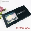 Eyelash Packaging Box Print Logo  Wholesale 4 paris 3D Mink Lashes Bulk Empty Box 25mm Mink Eyelashes Cases False Eyelashes Box 5