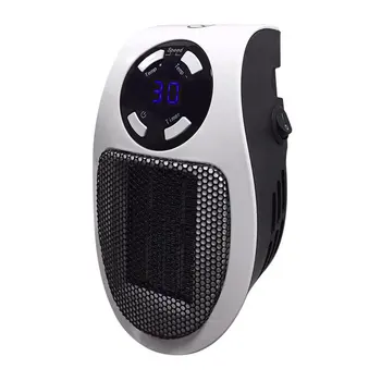 

Light And Easy To Use Just Plug It Into The Socket Portable Electric Heater Fan Timing Air Warmer Wall-mounted Led Heater