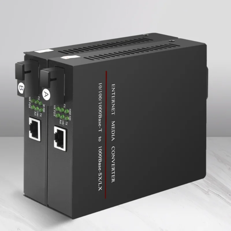 10-100-1000-media-converter-single-mode-single-fiber-sc-port-20km-htb-4100-fiber-ethernet-media-converter