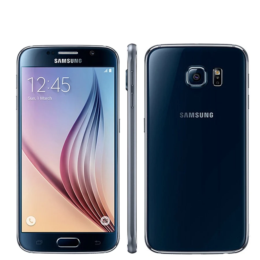 samsung Galaxy S6 G920I 3 ГБ 32 ГБ мобильный телефон Exynos 7420 Восьмиядерный 5," 16MP 5MP отпечаток пальца NFC Android 4G телефон