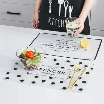 

43x28cm Placemats for Table Heat-Resistant Dining Table Mat Place Mats Pot Pad Non-Slip Coaster Hot Pad Decor for Kitchen Party