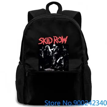 

SkierD ROW AMERICAN HARD GLAM HEAVY METAL ROCK BAND BLACK Print New women men backpack laptop travel school adult