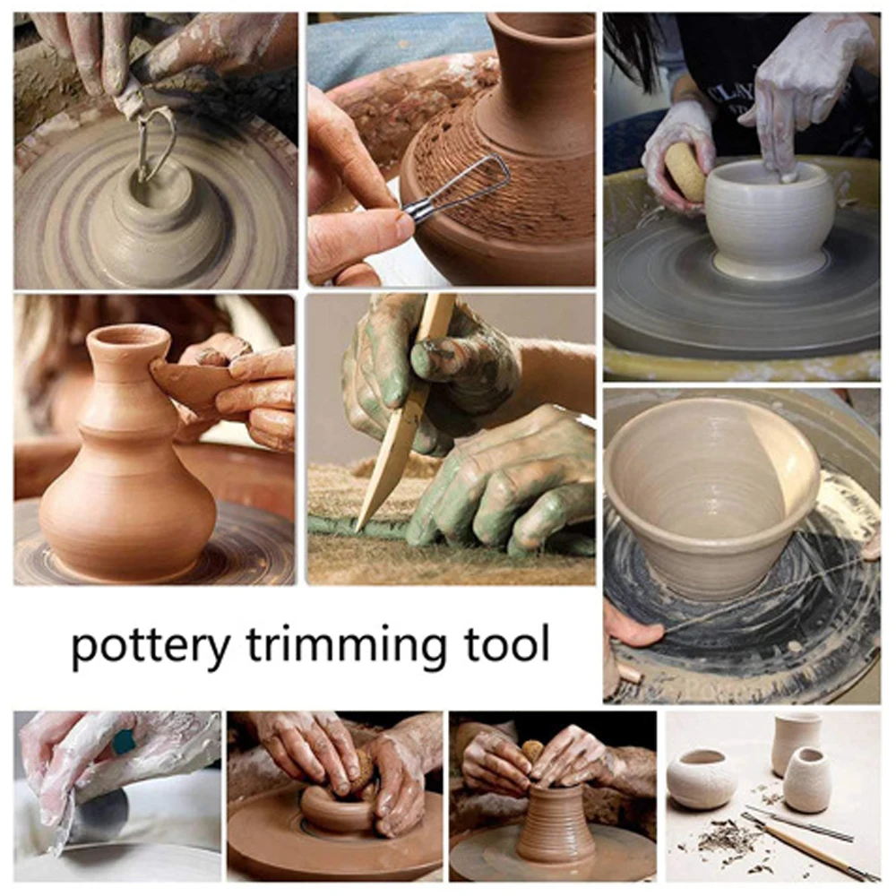 Wholesale 40pcs/Set Ceramic Pottery Clay Model Home Craft Art