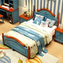CBMMart детская мебель детская кроватка из дерева односпальная кровать мебель