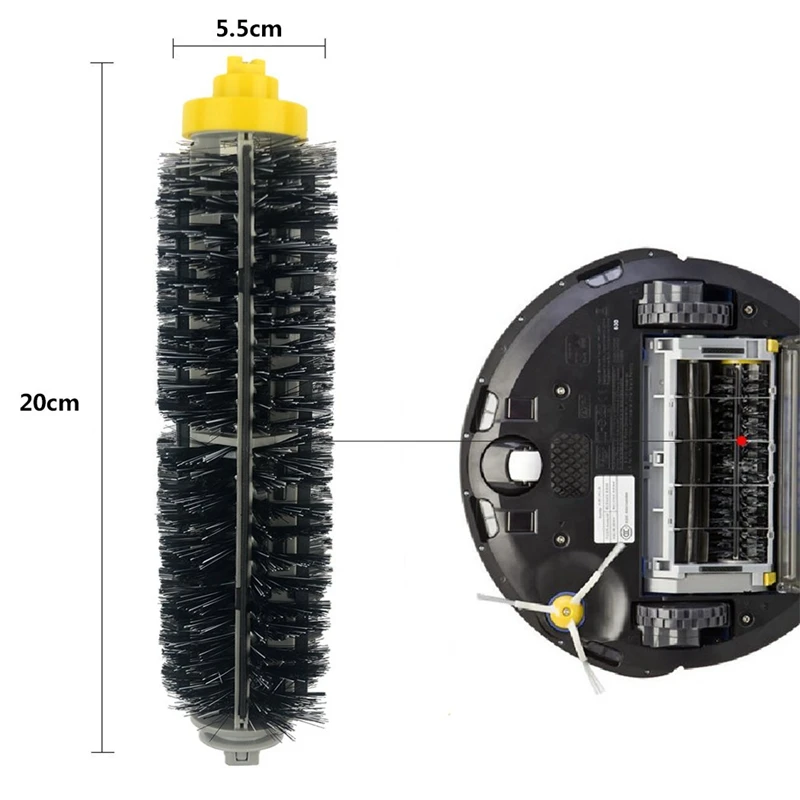 Аксессуар для iRobot Roomba 600 серии 610 614 620 630 650 660 680 690 536 551 552 564 585 589 595 фильтр боковая щетка комплект