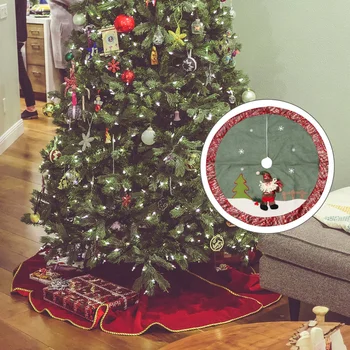 

1pc Reusable Practical Exquisite Tree Skirts Xmas Tree Skirts Tree Mats for Home