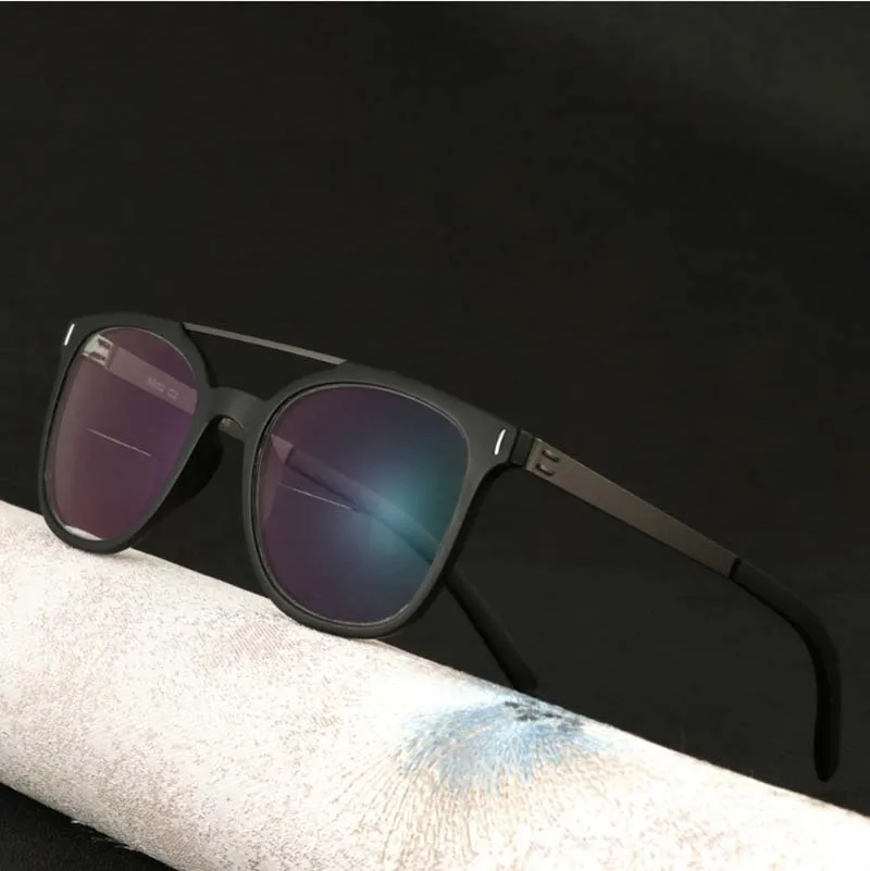 New intelligent color-changing solar reading glasses for men and women anti-radiation dual-light reading glasses