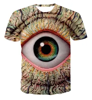 

2020 personalized T-shirt with 3D creative design condom design trend, informal summer T-shirt with 3D animation pattern for men