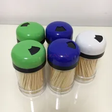 Зубная палочка одноразовая зубочистка в бутылках бамбуковая зубочистка 250 в штучной упаковке двойная головка домашняя гостиничная ресторанная трубка