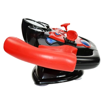 

Steering Wheel Toy With Light Driving Sound Funny Baby Toy Red Sports Car