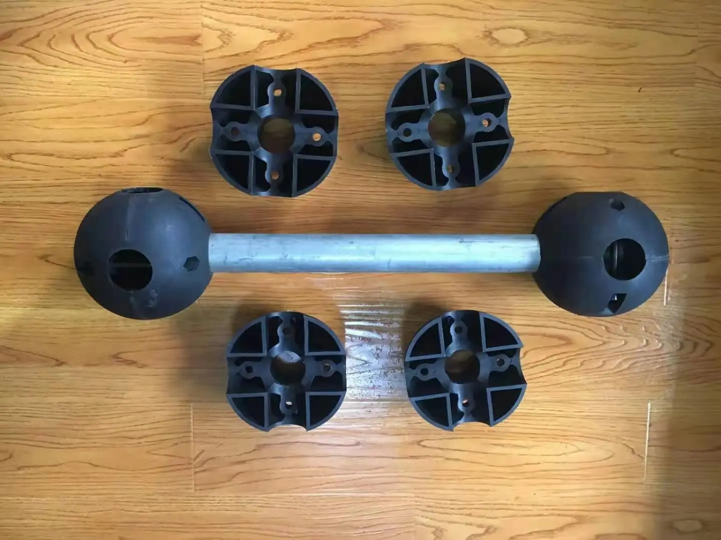 

Plastic Connectors for 60mm Pipes Plastic Pipe Mounting Balls