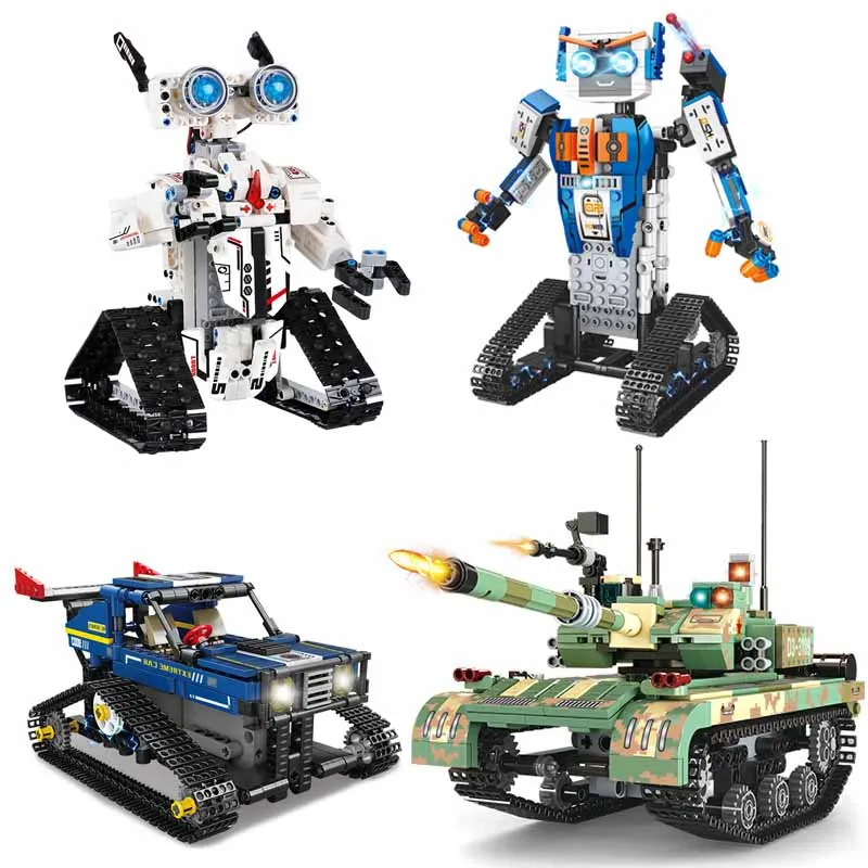 Игрушечный робот на радиоуправлении конструктор MOC высокотехнологичный с