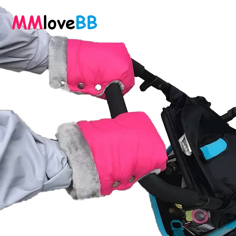 MMloveBB зимняя детская коляска с муфтой для рук, детская коляска с теплым мехом, флисовый чехол для рук, сумка для коляски, муфта для коляски, аксессуары для коляски