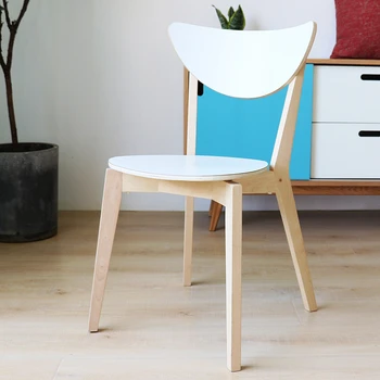 

Nordic Solid Wood Normiola Chair Modern Minimalist Coffee To Talk about The Chair Computer Chair Should Be Home Restaurant