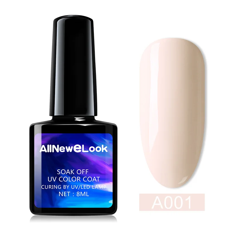 Allnewelook гель для ногтей Гибридный лак Гель-лак замачиваемый Полупостоянный Гибридный лак для ногтей художественный Гель-лак для ногтей - Цвет: 001
