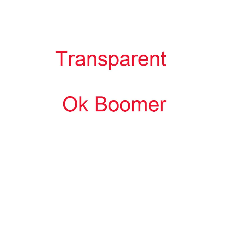 Прямая HA69 - Цвет: Ok Boomer