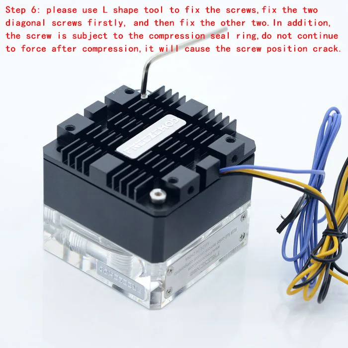 FREEZEMOD компьютерное водяное охлаждение импортированный DDC насос цвет бронированный Комплект Увеличение утечки. PJ-JKDC