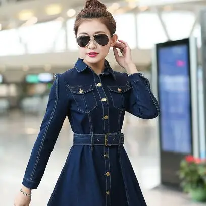 Женские джинсовые платья 2020 летние новые в официальном Корейском стиле ретро с