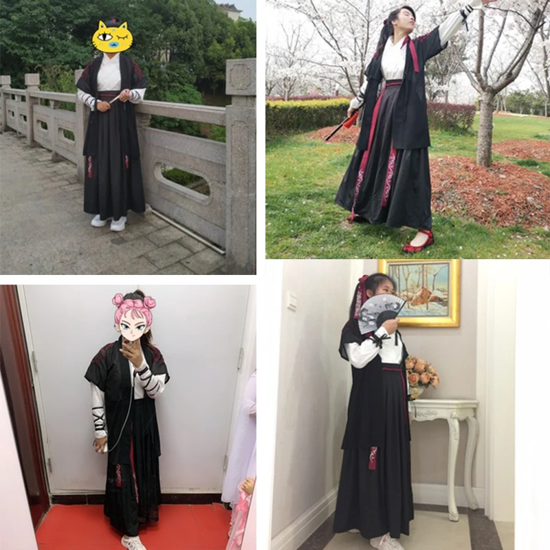 Китайская народная танцевальная одежда Hanfu для женщин Национальный костюм