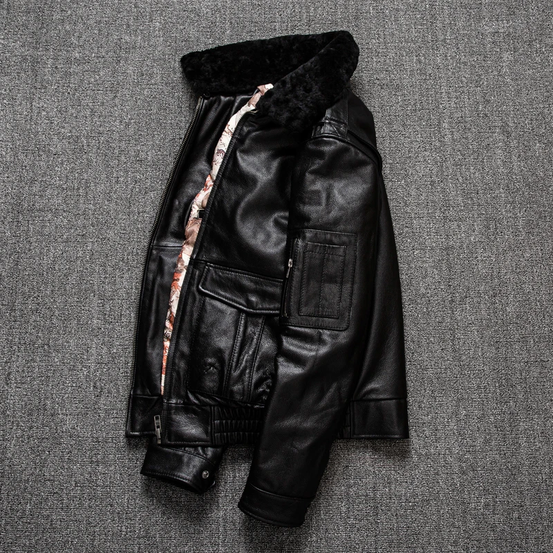 Men Leather Jacket US G1 Style