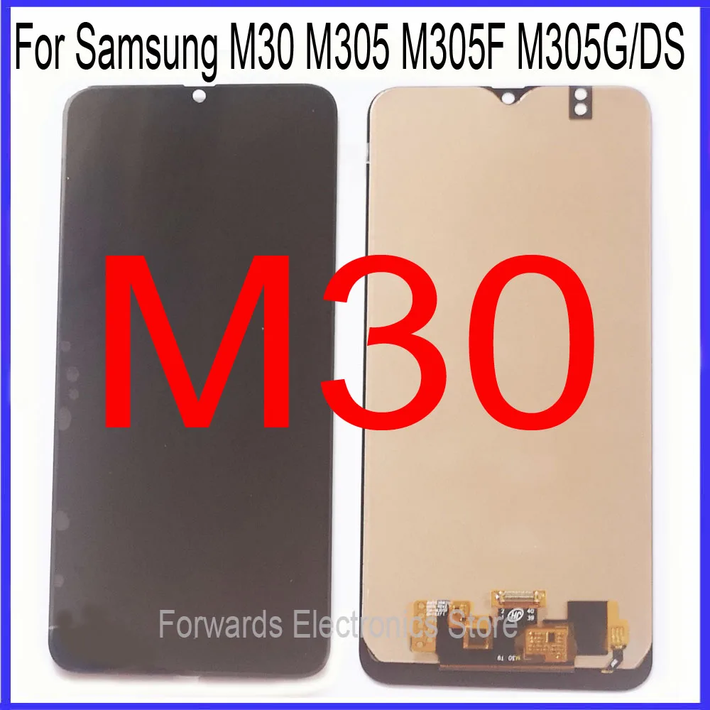 ЖК-экран для Samsung M30 M305 M305F с сенсорной сборкой | Мобильные телефоны и аксессуары