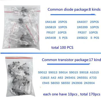 

2020 Hot Sale High Quality Lot 1390pcs Electronic Components LED Diode Transistor Capacitor Resistance Kit