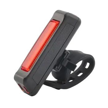 

6 modes USB Rechargeable Bike Bicycle Light Rear Back Safety Cycling Tail Light Red 100LM fast shipping