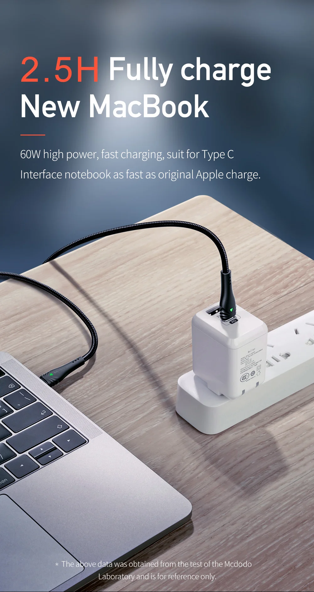 MCDODO 60W 3A Быстрый PD type C для type-C кабель для передачи данных Быстрая зарядка 4,0 для samsung S9 huawei P20 USB C зарядное устройство для мобильного телефона