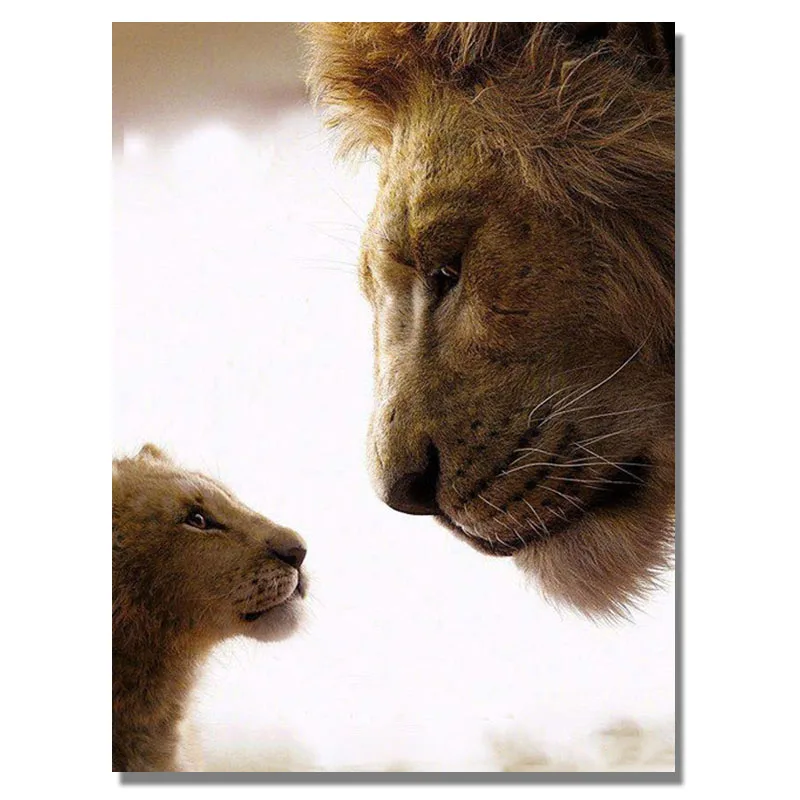 5 Мультфильм Simba алмаз 5d Diy Алмазная картина вышивка крестиком лев Король друзья Рукоделие Алмазная мозаика вышивка домашний декор - Цвет: 5