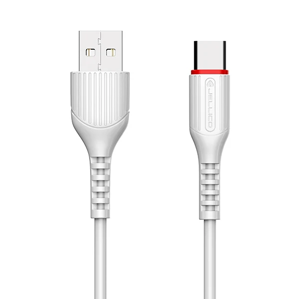 Type C White Jellico 3 в 1, USB кабель для iPhone, samsung, Xiaomi, мульти быстрая зарядка, микро USB кабель для мобильного телефона, usb type-C кабель - Цвет: Type C White