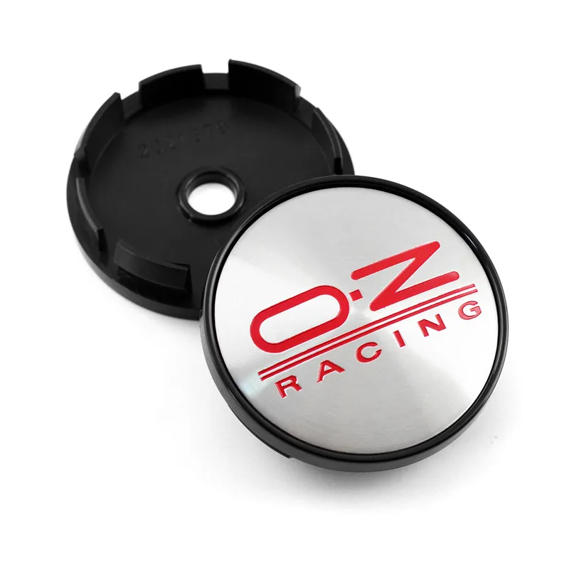 20213037rbk 4 шт. 60 мм 56 OZ Racing центра колеса Шапки хаб Крышка для обода колеса концентратор Шапки для Skoda Fabia Yeti Rapid превосходным риал Imola колеса планки эмблема - Цвет: 20213037rbk