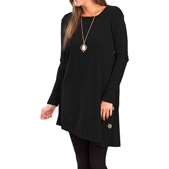 

Women Side Button Sexy Loose Long Sleeve Solid Color Casual Spring Versatile Loose Coats