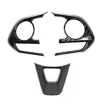 

3pcs/Set Steering Wheel Switch Car Trims Decor For Toyota RAV4 2019-2020 Black