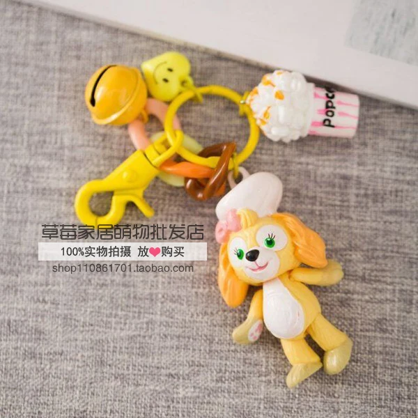 Мультфильм Япония Даффи медведь stellalou Rabbit Shelliemay Gelatoni Cat печенья собака игрушка кукла ключей брелок для ключей брелок аксессуары