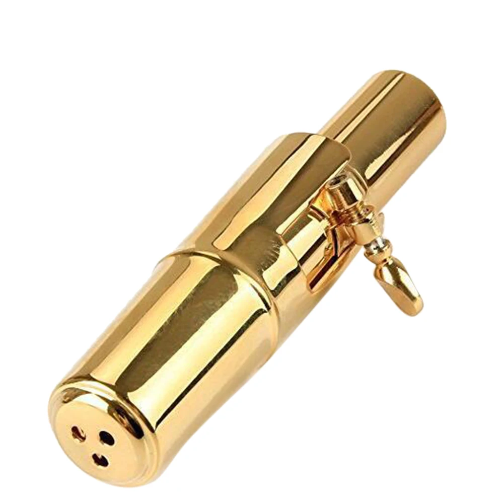 

Instrument Portable Professional For Alto Saxophone Accessories Mini Nozzle Gold Lacquer Durable Replacement Mouthpiece Metal
