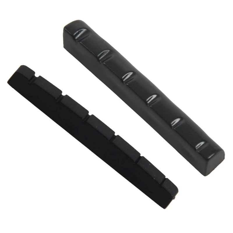 

PT606000 TUSQ XL Black Self-Lubricating Slotted Nut & Electric Guitar Upper Nut Flat Bottom PT-5042-00 42x3x5.5mm