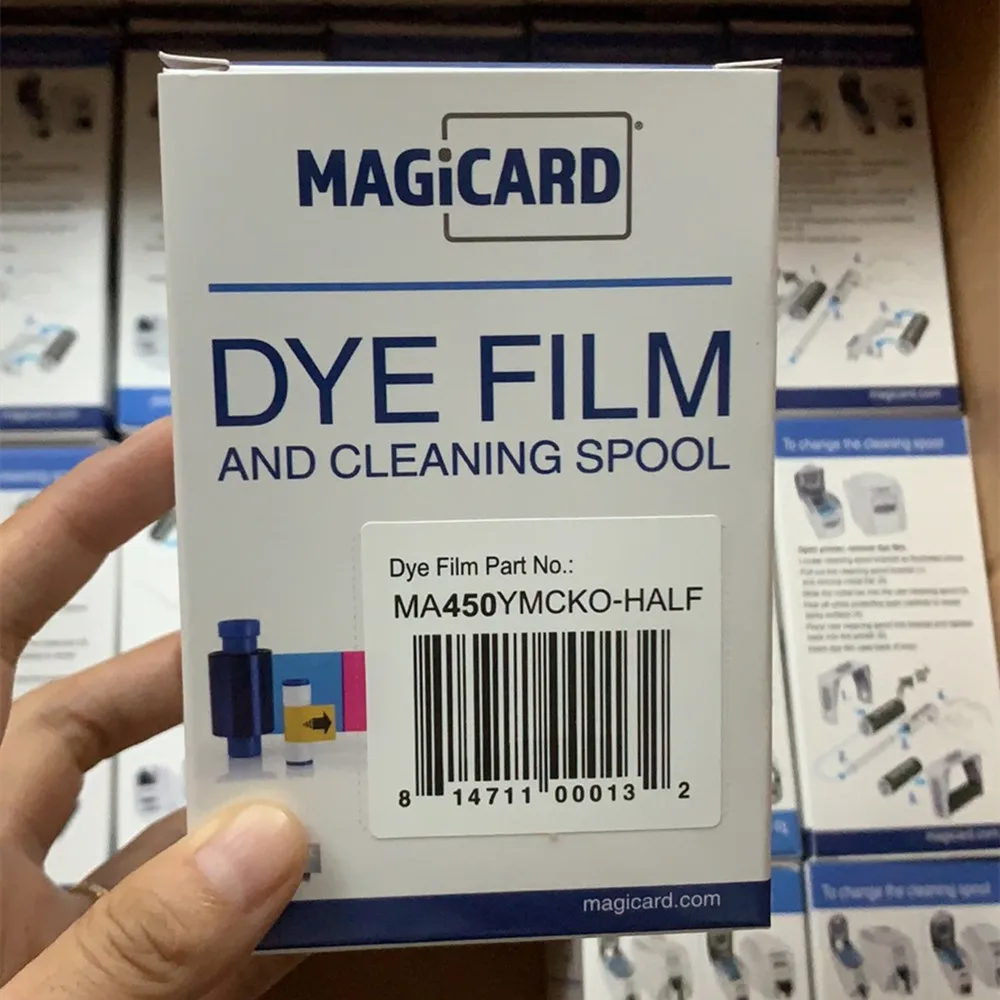 Полупанельная цветная Лента Magicard MA450 ymcko 450 принтов для принтера ID Card magicard Pronto Enduro3E