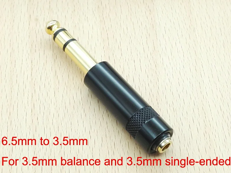 2.5mm balanceado para 6.35 para amplificador de fones de ouvido