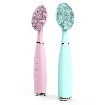 

USB Charging Silicone Cleansing Instrument Electric Wash Brush Washing tPore Cleaning Facial Massage Relaxation