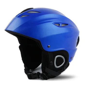 

Children Ski Helmet Safety Half Covered Anti Shock Integrally Molded Adjustable Snowboard Breathable Outdoor Warm Buckles Sports