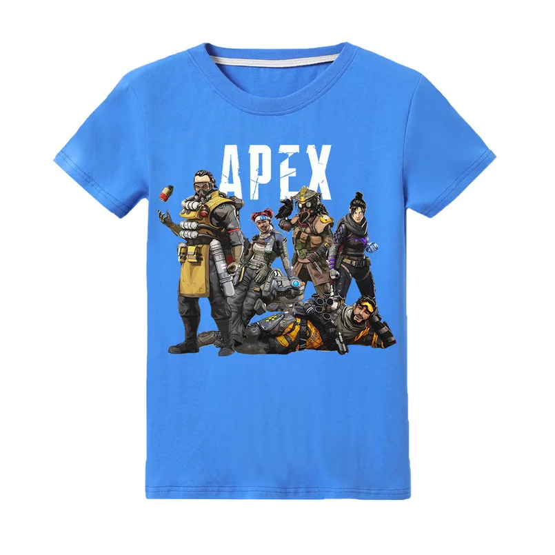 Летняя детская история игрушек мультфильма apex legends Джоджо Сива Алан Уокер Выцветшая хлопковая Рождественская футболка для мальчиков и девочек