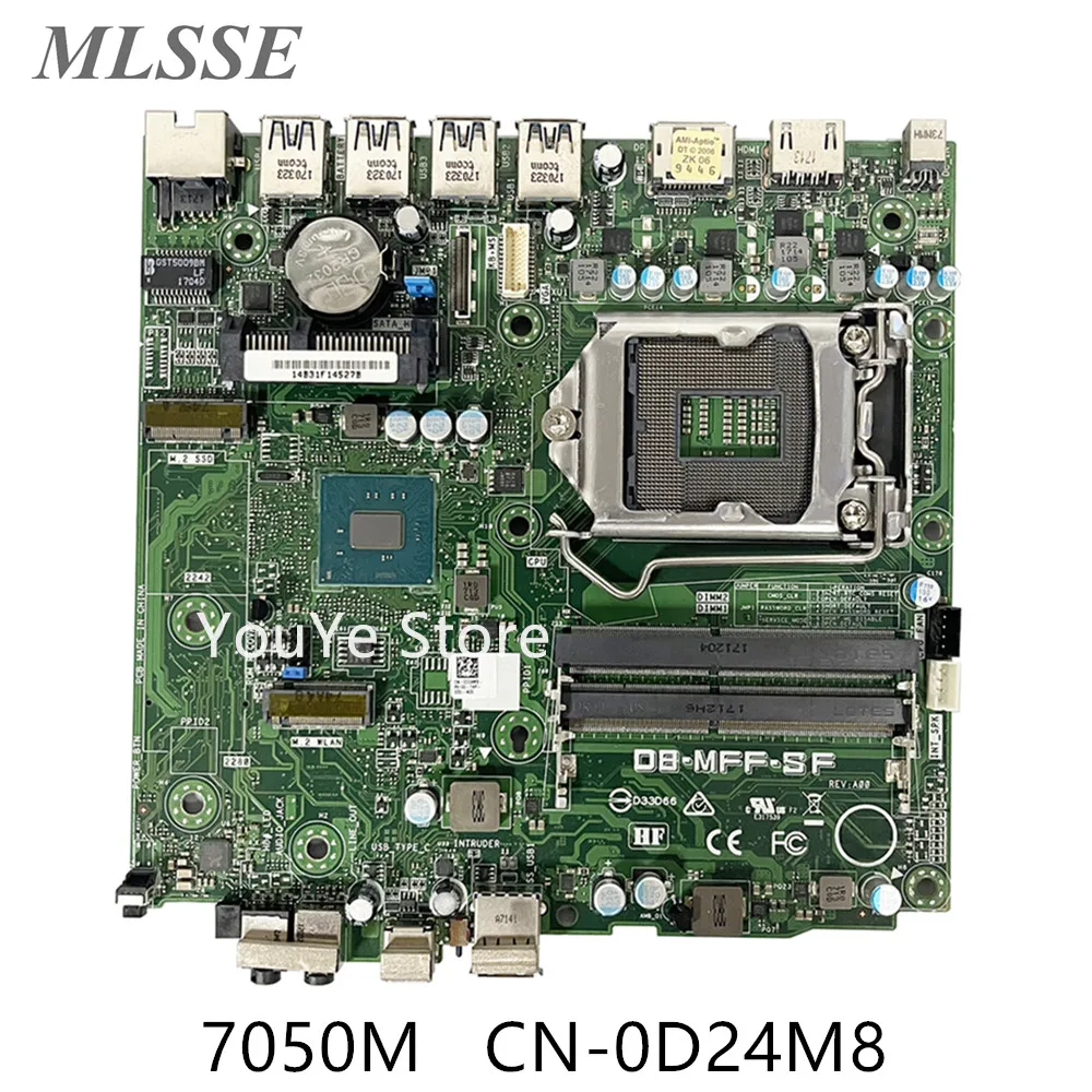 Original For DELL 7050M Desktop Motherboard CN-0D24M8 0D24M8 D24M8 D8-MFF-SF DDR3 100% Tested Fast Shipping top motherboard for pc