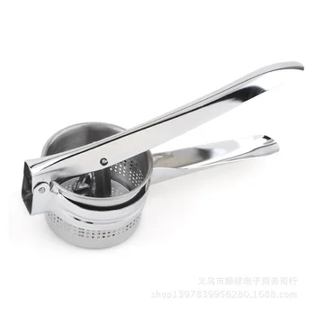 

Stainless Steel Potato Masher Ricer Puree Fruit Vegetable Juicer