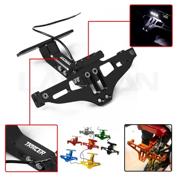 

For Yamaha MT09 MT07 TRACER Motorcycle License Plate Bracket Holder MT-09 FZ 09 TRACER MT-07 FZ 07 TRACER YZF R1 R3 Accessories