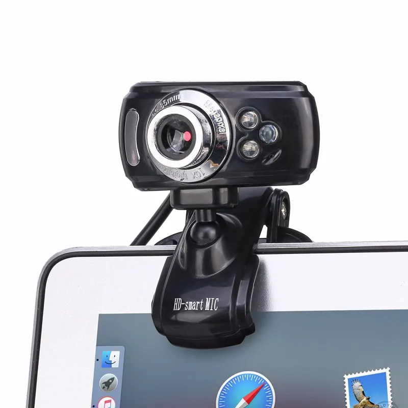 Дропшиппинг Usb камера с микрофоном 360 градусов вращающаяся веб-камера 3 светодиодный заполняющий свет, ночное видение Cebcam