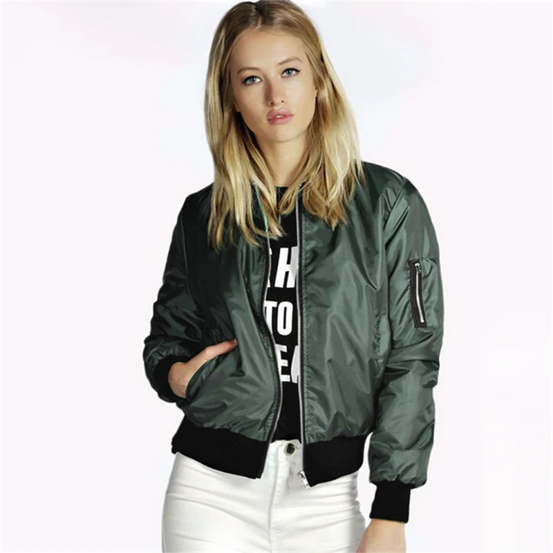 

Jacket Female Jackets Outwear Women Summer Coats Long Sleeve Basic Jackets Bomber Thin Women's 2019 Fashion Windbreaker Jacket